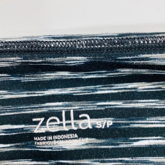 Zella Capri Leggings Sz S Striped - Picture 6 of 7